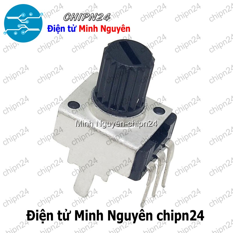 [4 con] (F170) Biến trở RV09 Dọc Trục Ngắn (1K/2K/5K/10K/20K/50K/100K RV0931 Trục 7.5MM) - [Chọn Loại] - HHH.00490