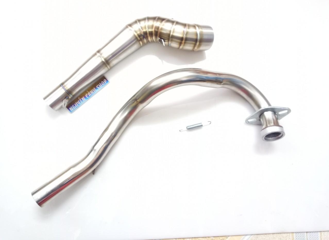 cổ pô xe exciter 150 gắn lon mẫu STB