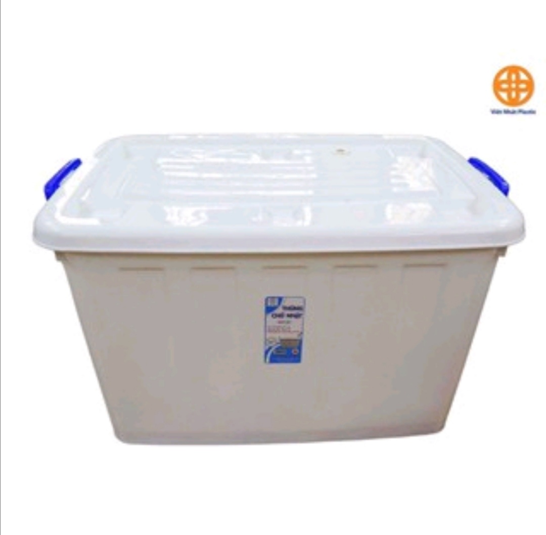Thùng nhựa vuông đựng đồ đa năng có bánh xe Việt Nhật. Thùng 30l: 52 x 32 x 27 (cm).  Thùng 55l: 60,5 x 42,5 x 31,5 (cm)