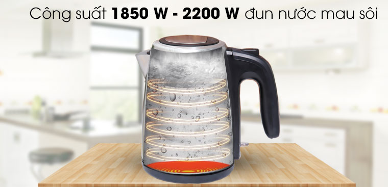 Bình đun siêu tốc Sharp 1.5 lít EKJ-15EVS-ST