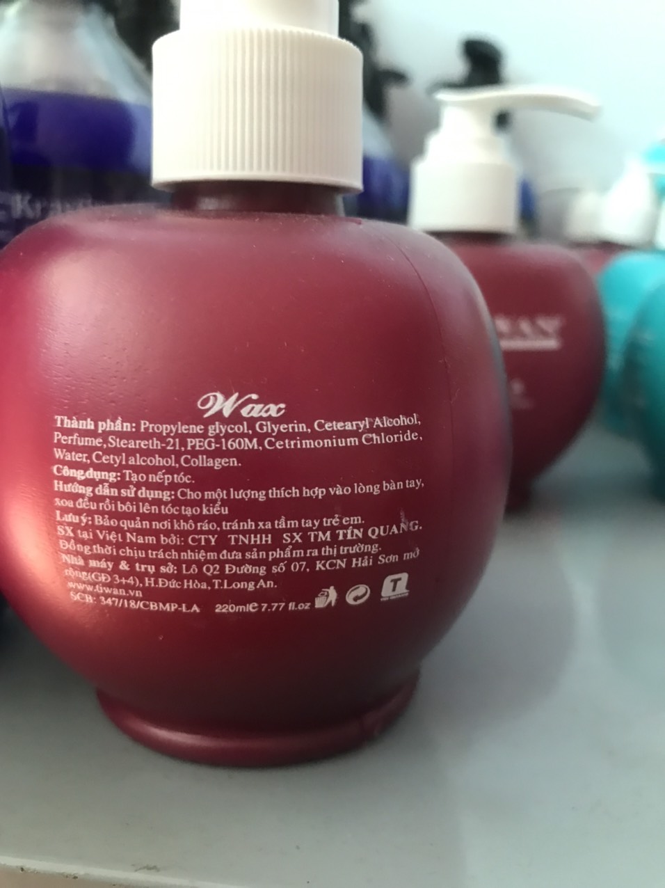 wax tạo nếp tóc TIWAN 220ml