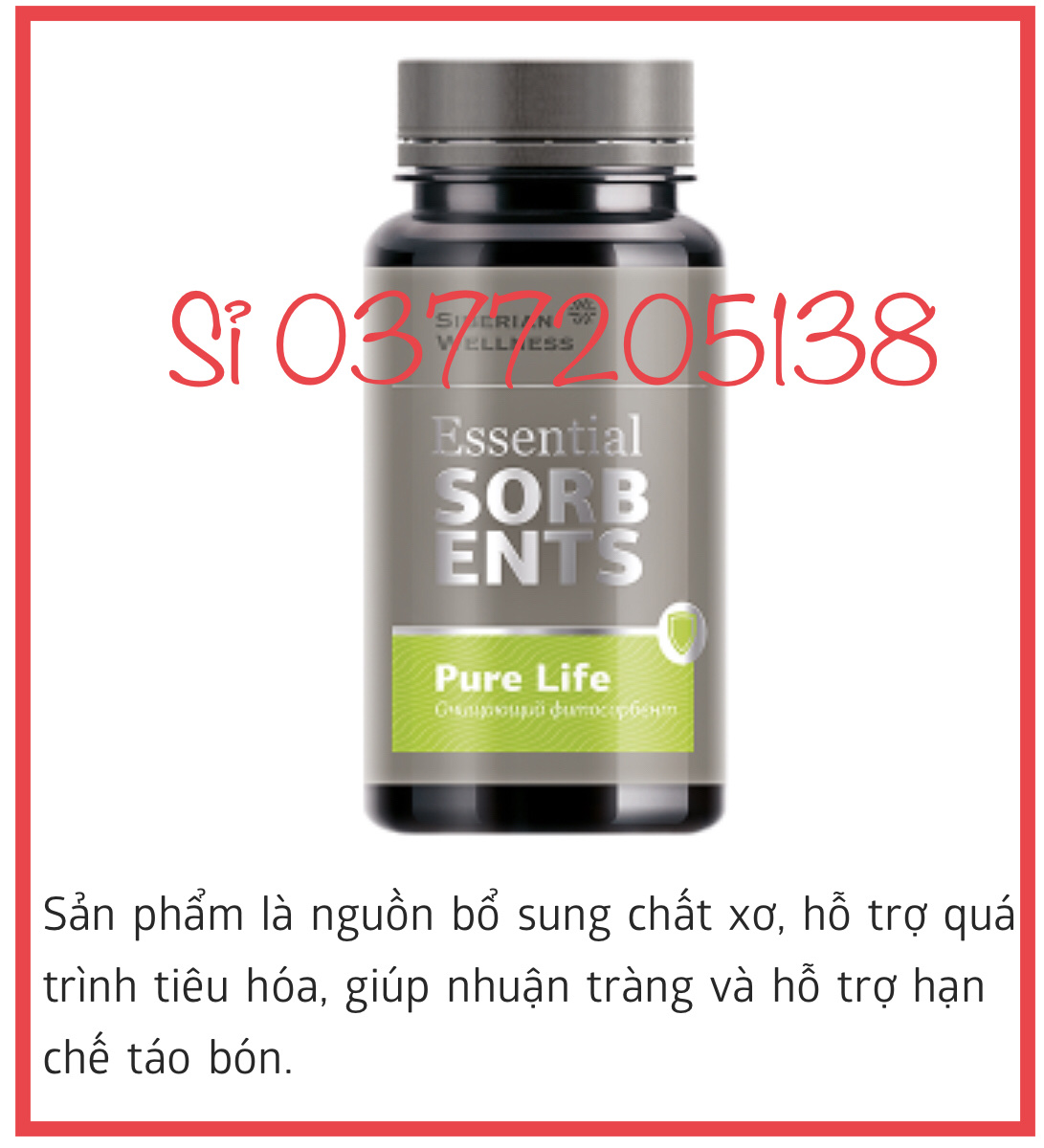 Pure Life - Chất hấp thụ thiết yếu