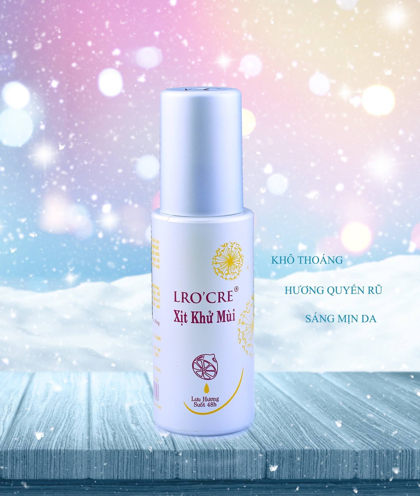 Xịt khử mùi Lro'Cre/ 80ml