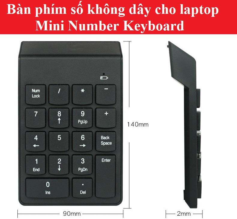 High-End Wireless Numeric Keypad