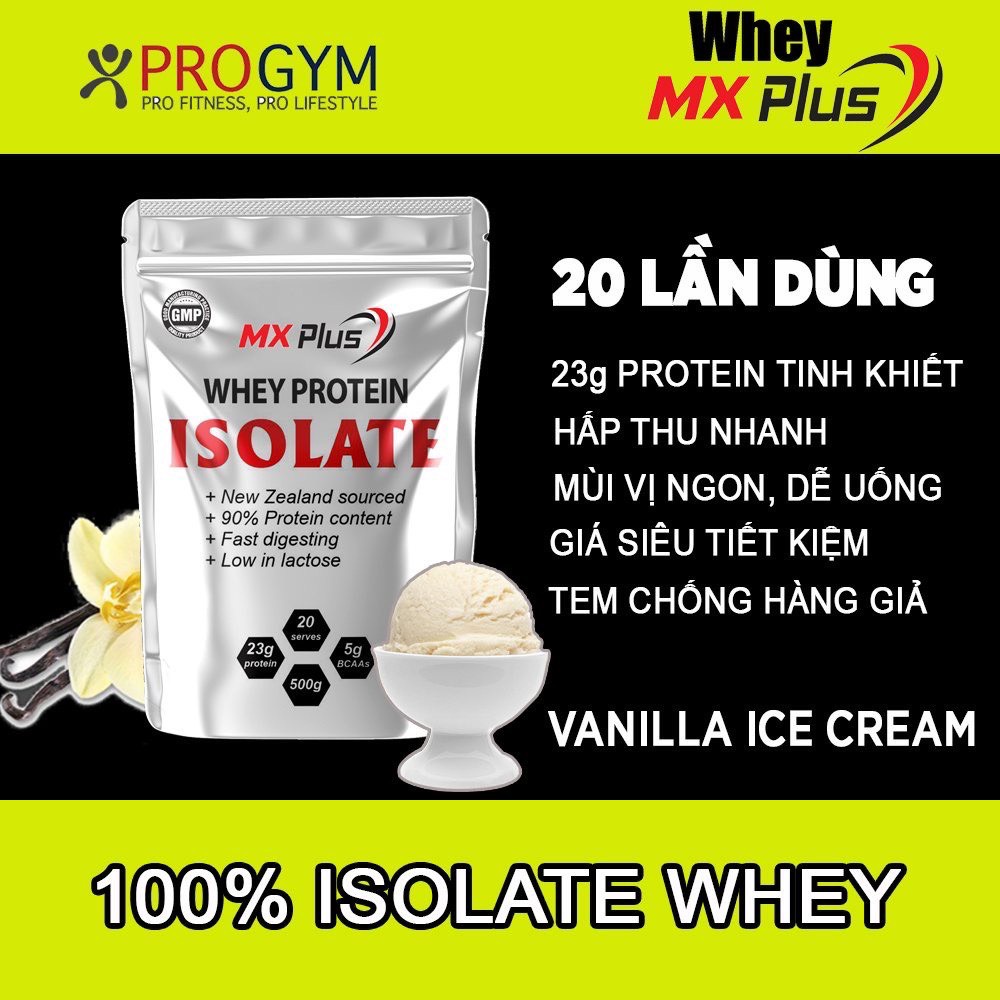 Whey Protein Isolate Mx Plus Tăng Cơ Giảm Mỡ (500gram) Mr Nhat Healthy