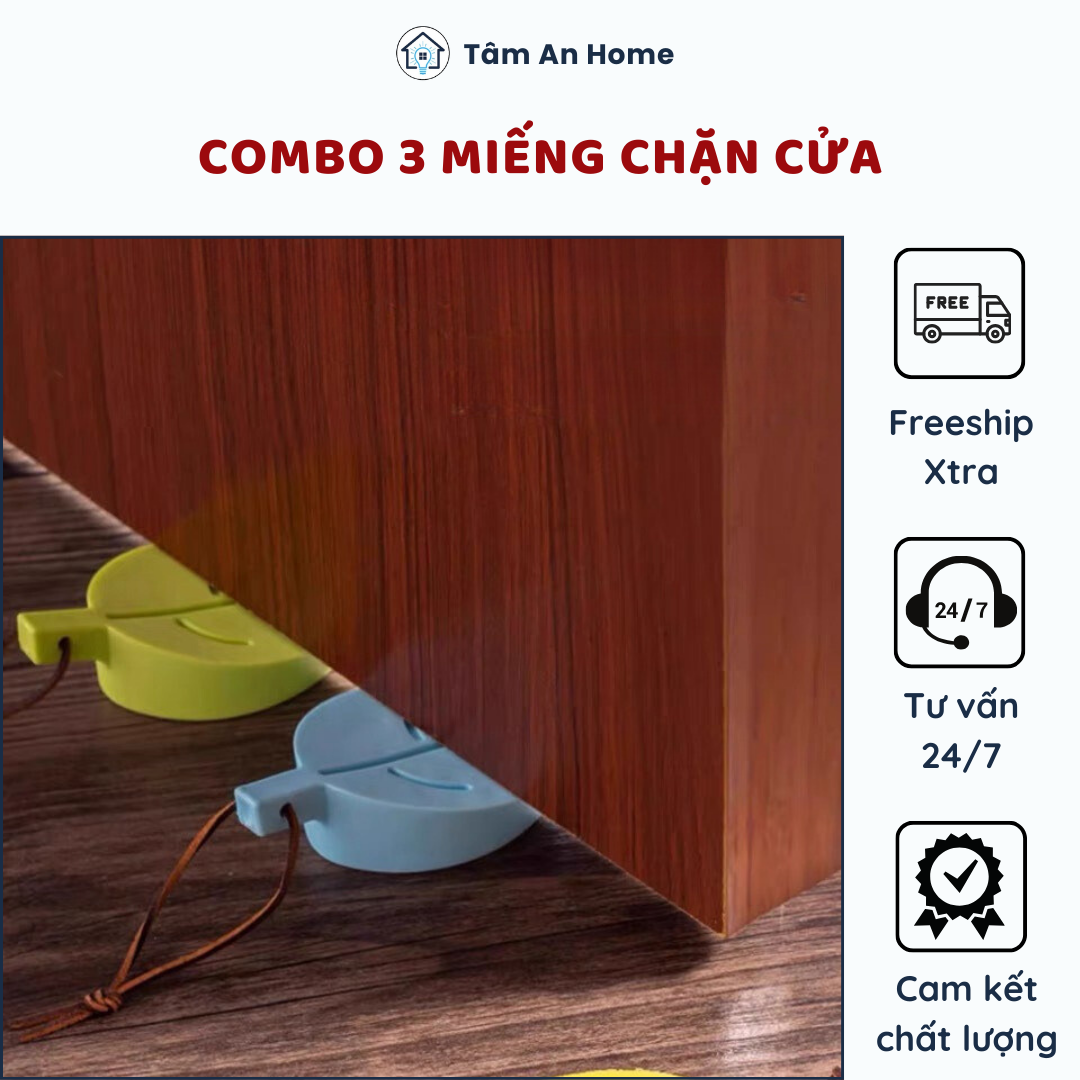 1 Miếng chặn cửa hình lá cây