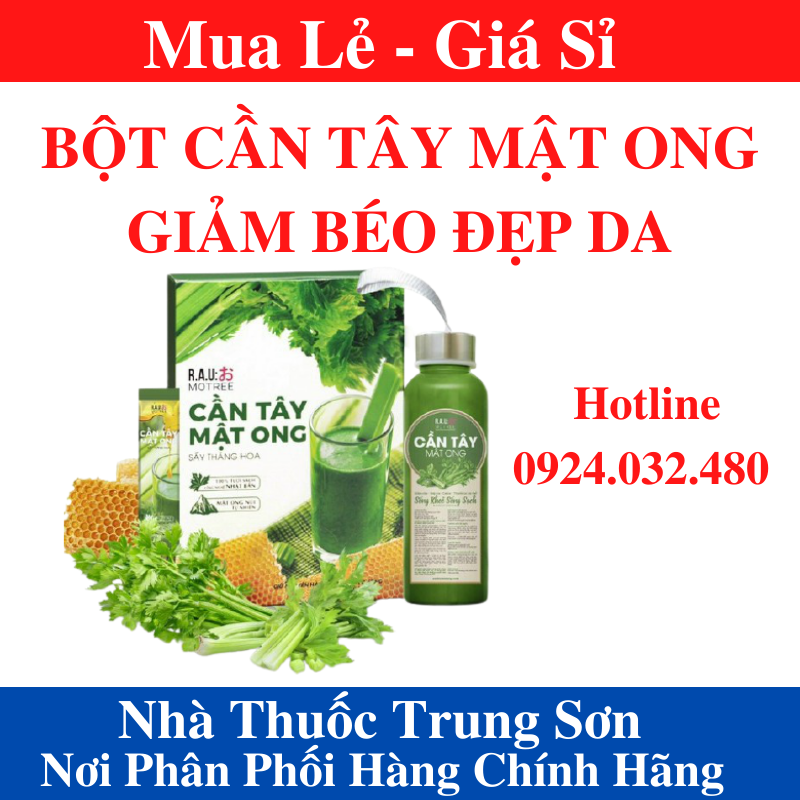 Bột cần tây mật ong nhật bản motree - giảm cân hiệu quả- ts002