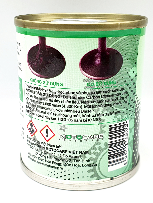 Thunder Carbon Cleaner 75ML Vệ sinh buồng đốt, kim phun