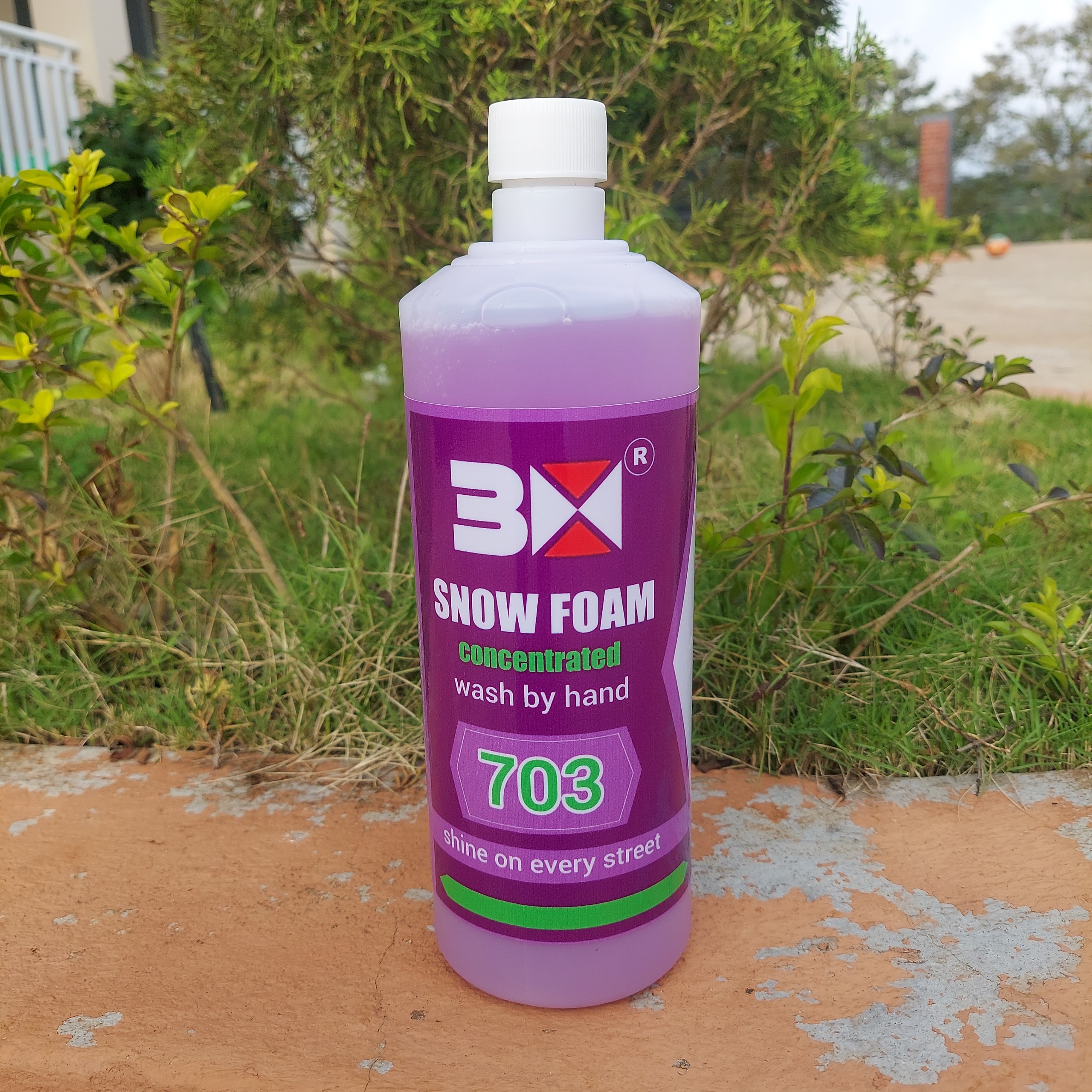 NƯỚC RỬA XE BỌT TUYẾT 3X CLEAN 1000ML