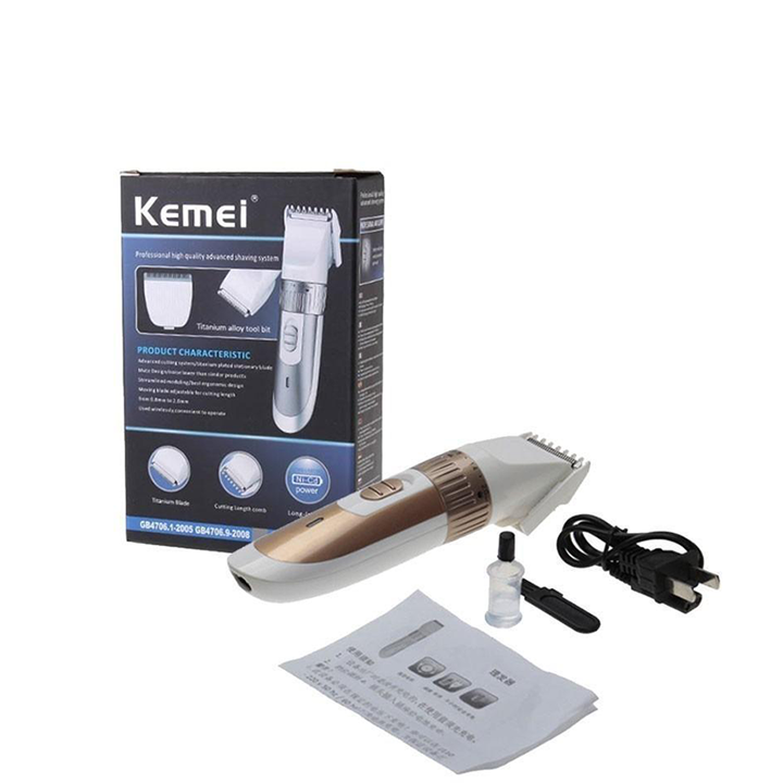 (TẶNG QUE CHỌC SIM)Tông đơ cắt tóc cho trẻ em KEMEI KM-730