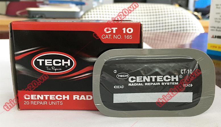 Hộp 20 miếng vá lốp bố thẳng Tech CT-10 (Radial, 45x75mm)