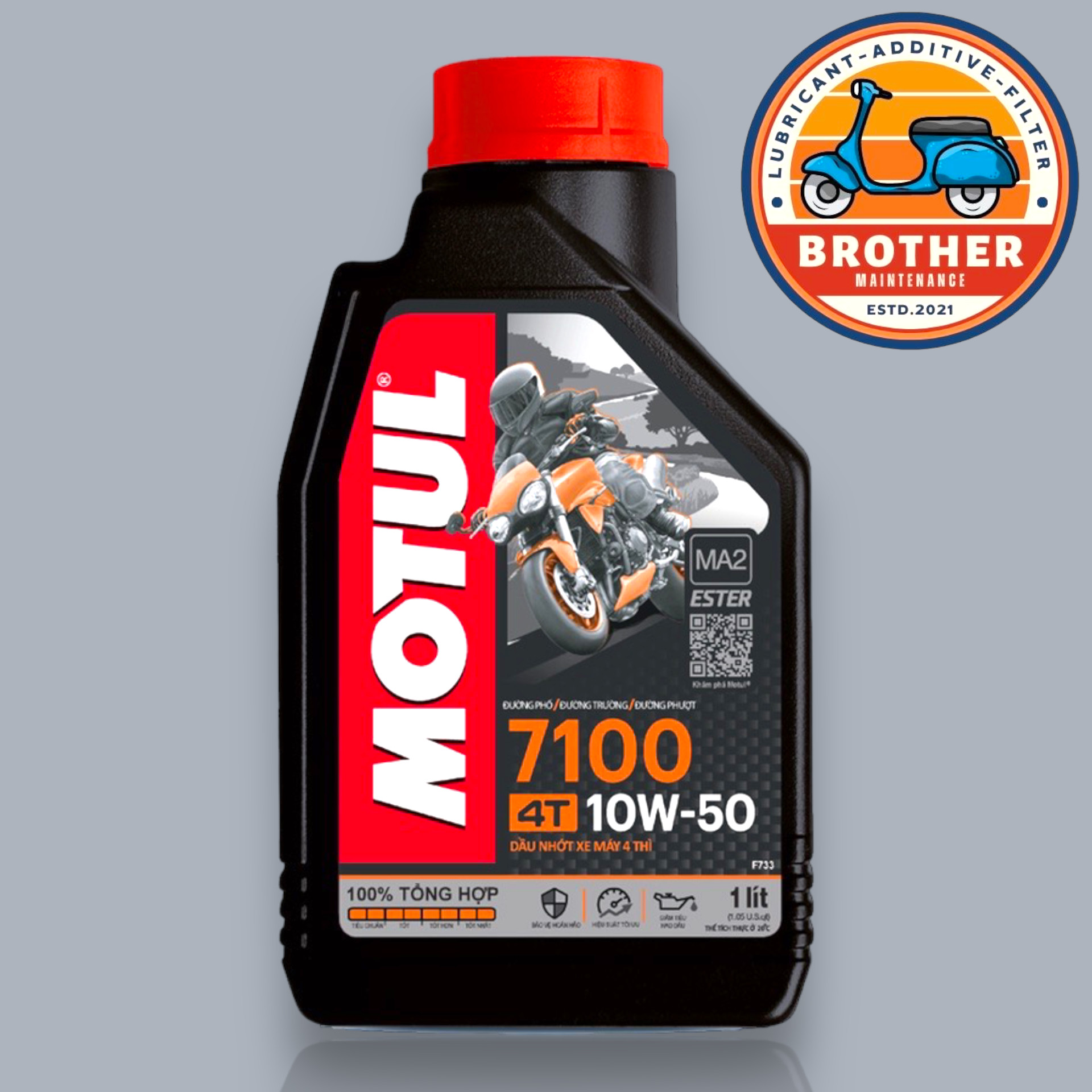 Nhớt Motul 7100 4T 10w50 (New)