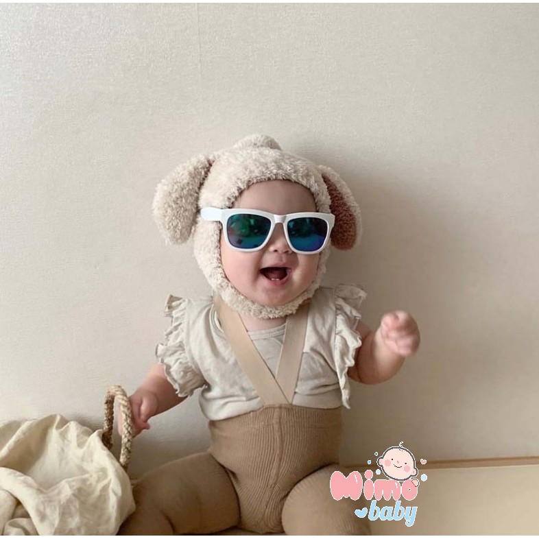 Mũ len tai cừu cho bé (6m-2y) ML02 Mimo baby