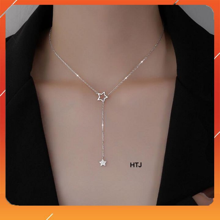dây chuyên nữ bạc ta , hình ngôi sao