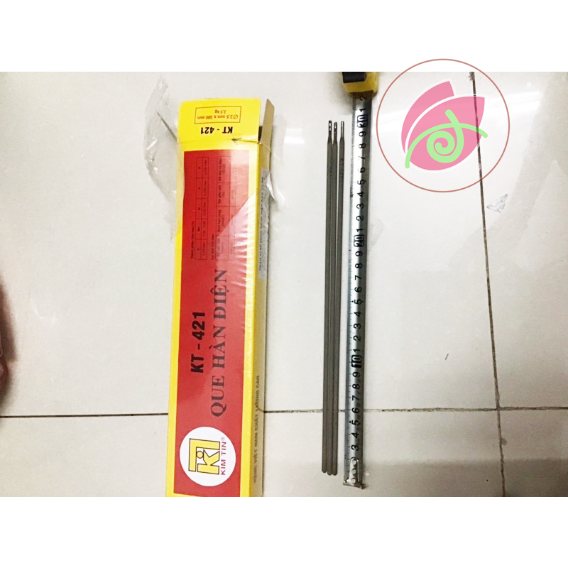 Bán lẻ 1kg Que hàn sắt Kim tín 2.5 , 3.2 ly
