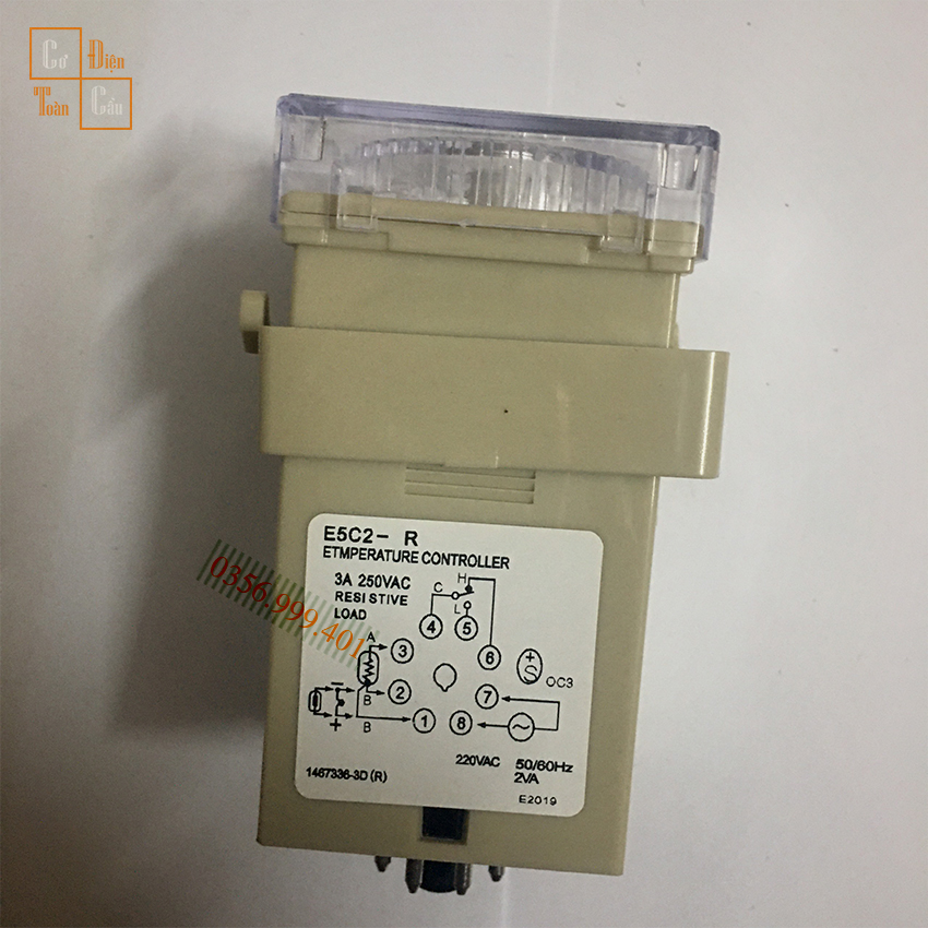 Bộ điều khiển nhiệt độ E5C4 , E5C2 đồng hồ nhiệt E5C4 E5C2, Đồng hồ nhiệt độ Omron E5C4 E5C2