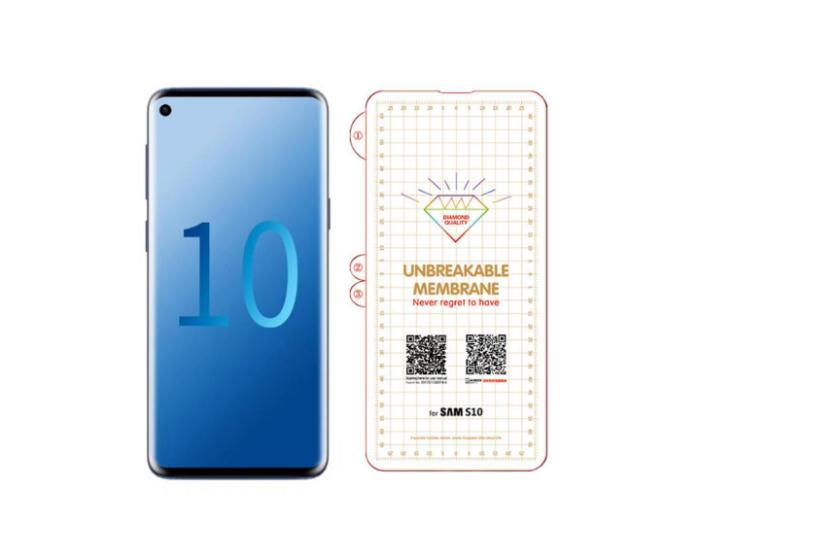 Miếng dán PPF mặt trước full màn hình cho Sam Sung galaxy S10