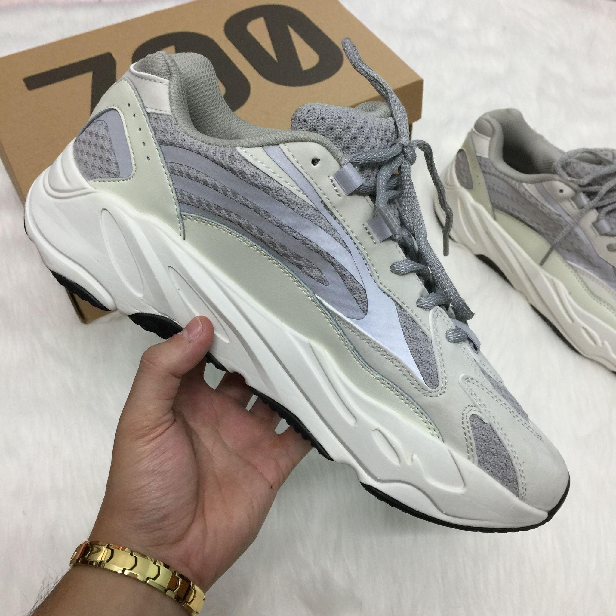 [Tặng Hộp & Tặng Tất] Giày Thể Thao Sneaker Yzy 700 Static Full Phản Quang - Nam Nữ