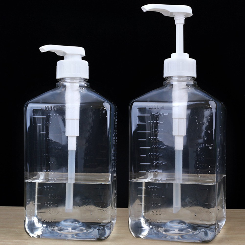 Bình Đựng Siro Bằng Nhựa / Thủy Tinh Có Vòi Pump Định Lượng 10ml 1 lần bơm