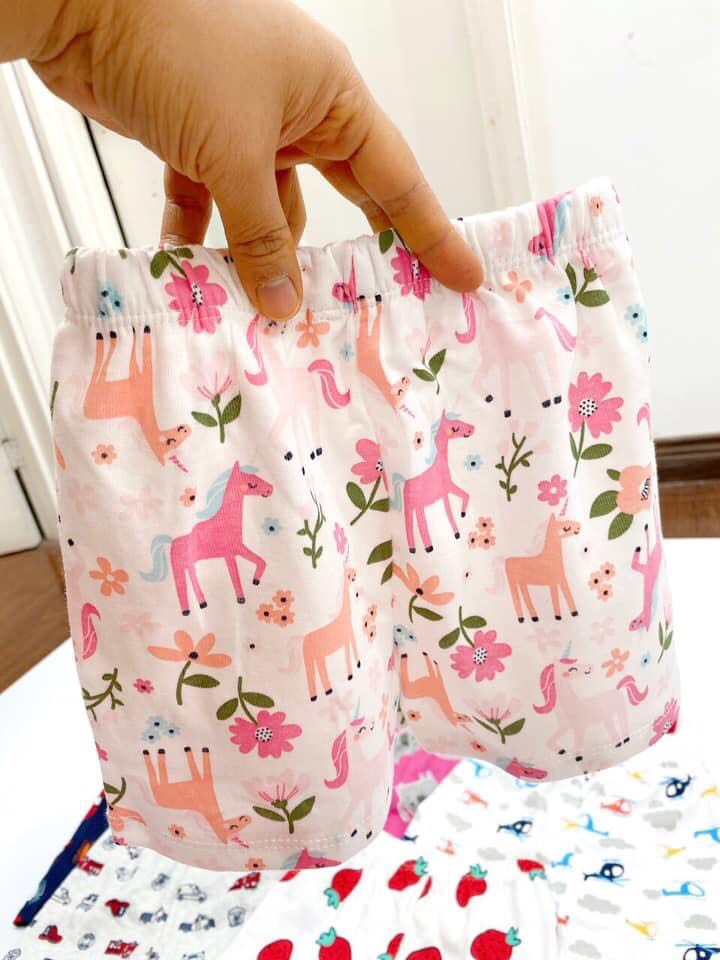 Combo 10 quần đùi cotton bozip cho bé