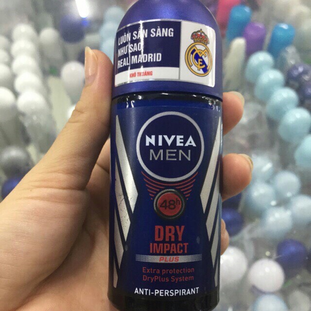 Lăn khử mùi Nivea men khô thoáng 50ml (00288)