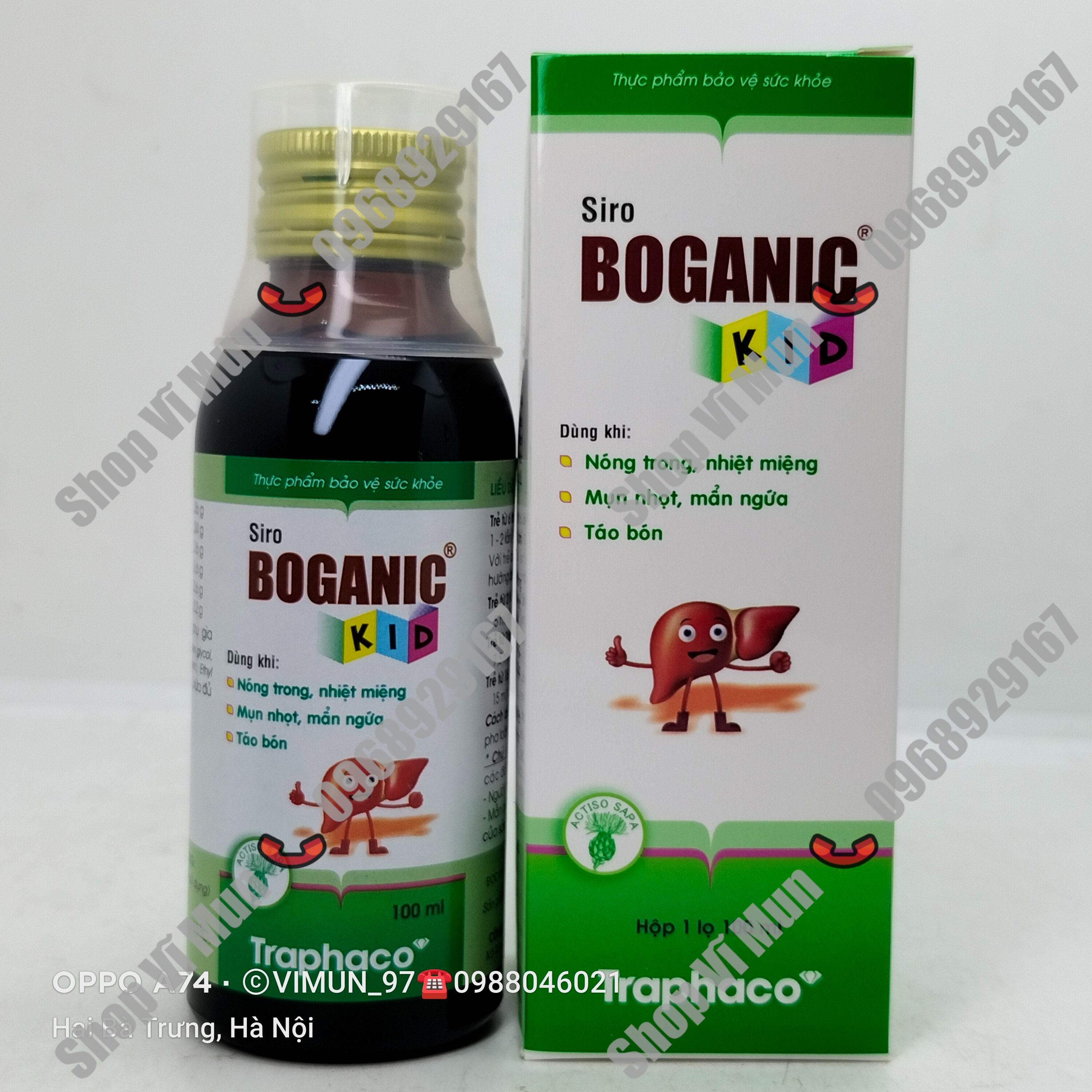 Siro boganic kid chai 100ml