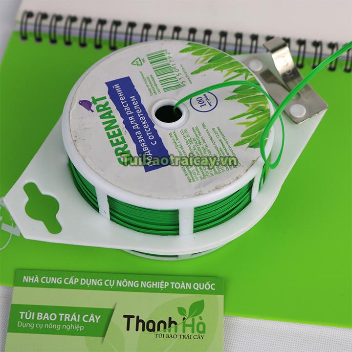 Dây lõi kẽm bọc nhựa buộc lan - 100m