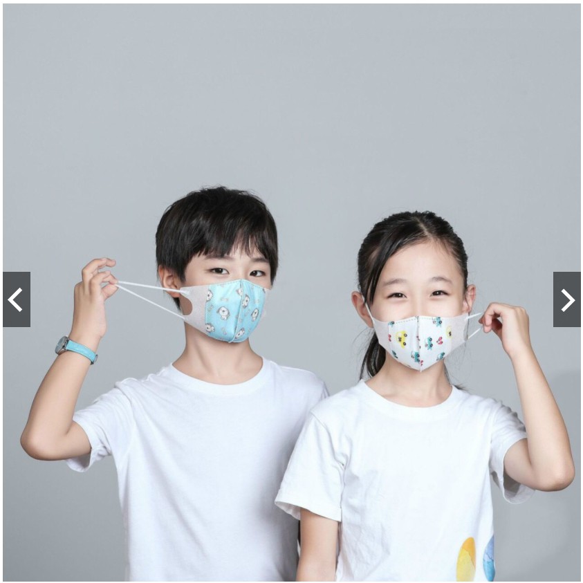 Set 5 khẩu trang kháng khuẩn cho trẻ em