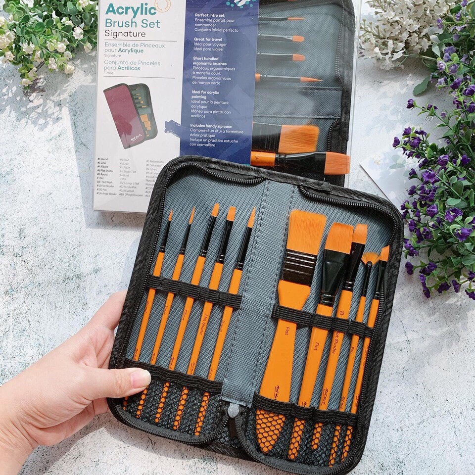 Cọ vẽ Acrylic Mont Marte cao cấp