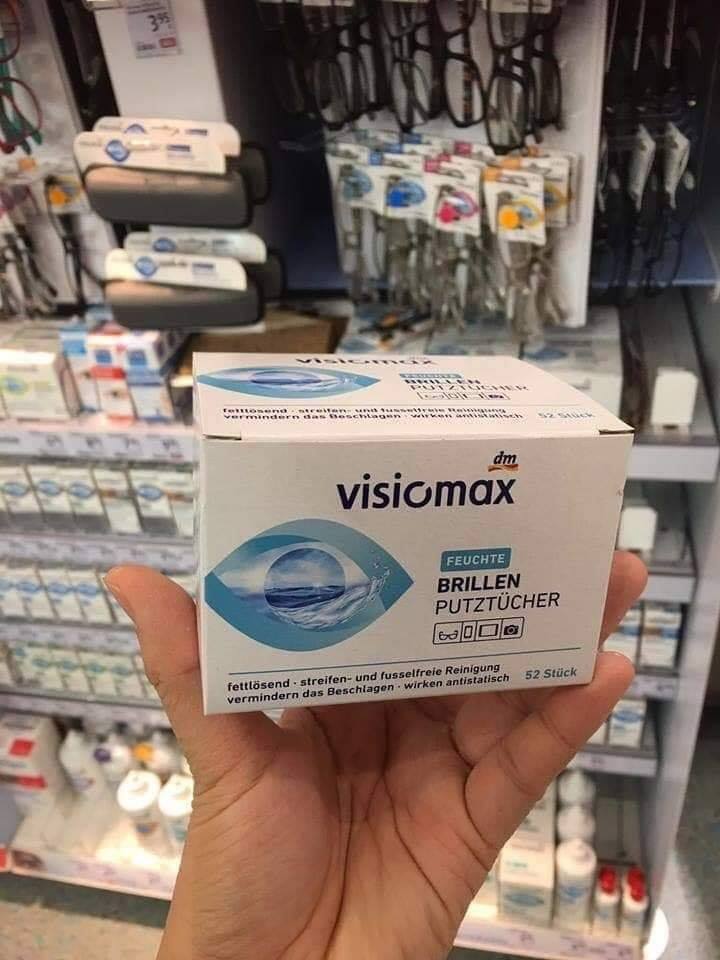 [Hàng Đức] Khăn giấy lau kính VISIOMAX