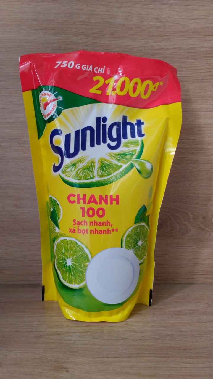 Nước Rửa Chén Sunlight Chanh Túi 750g / 2.6kg