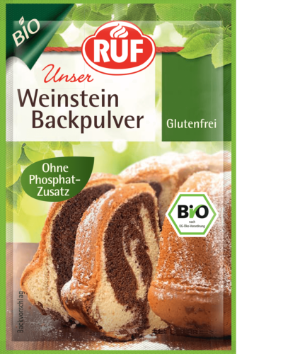 Bột Nở Hữu Cơ Ruf Vegan Baking Powder gói 20g