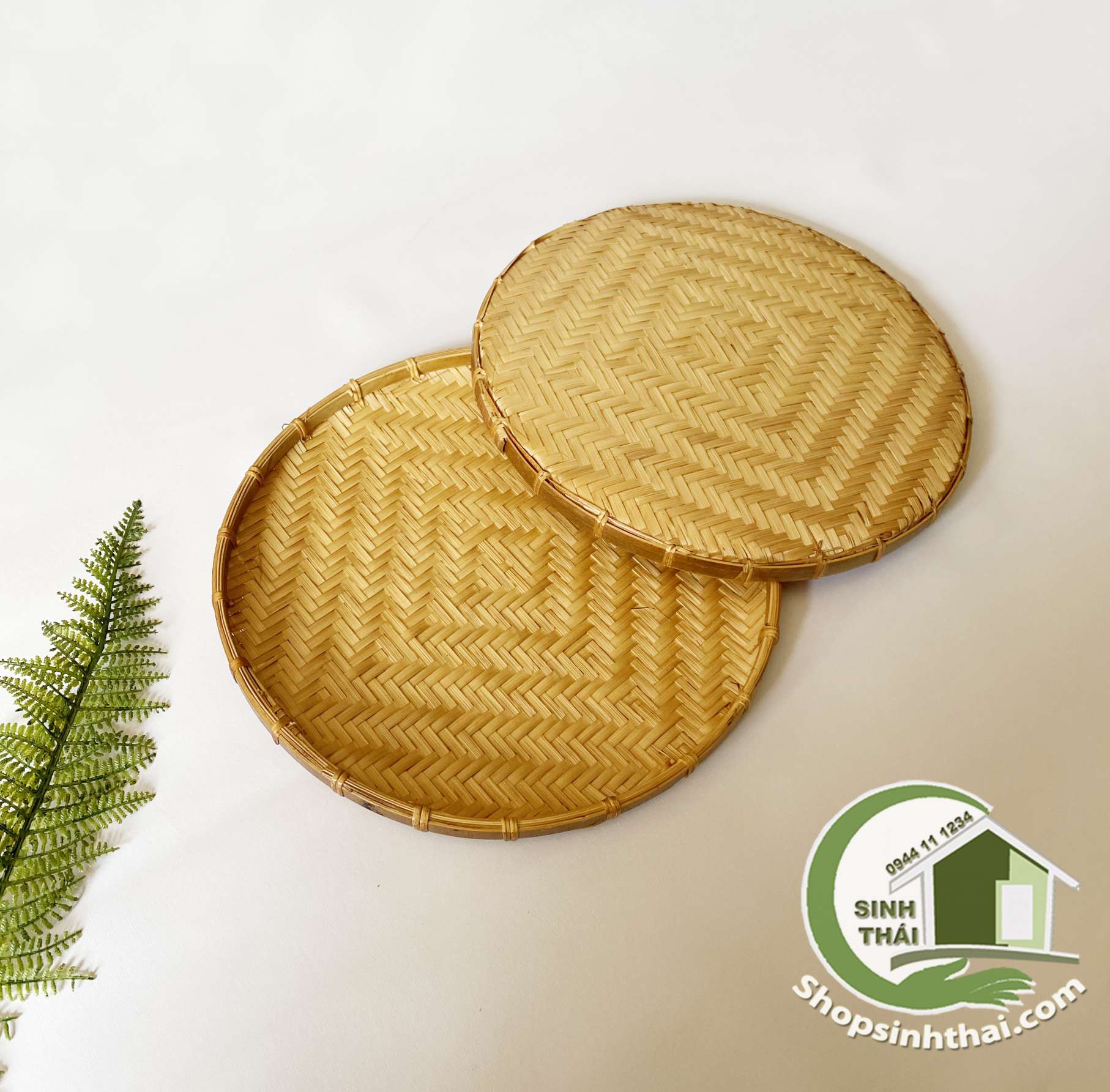 Mẹt tre đan thủ công - mâm tre đan dày - mẹt lớn 35cm