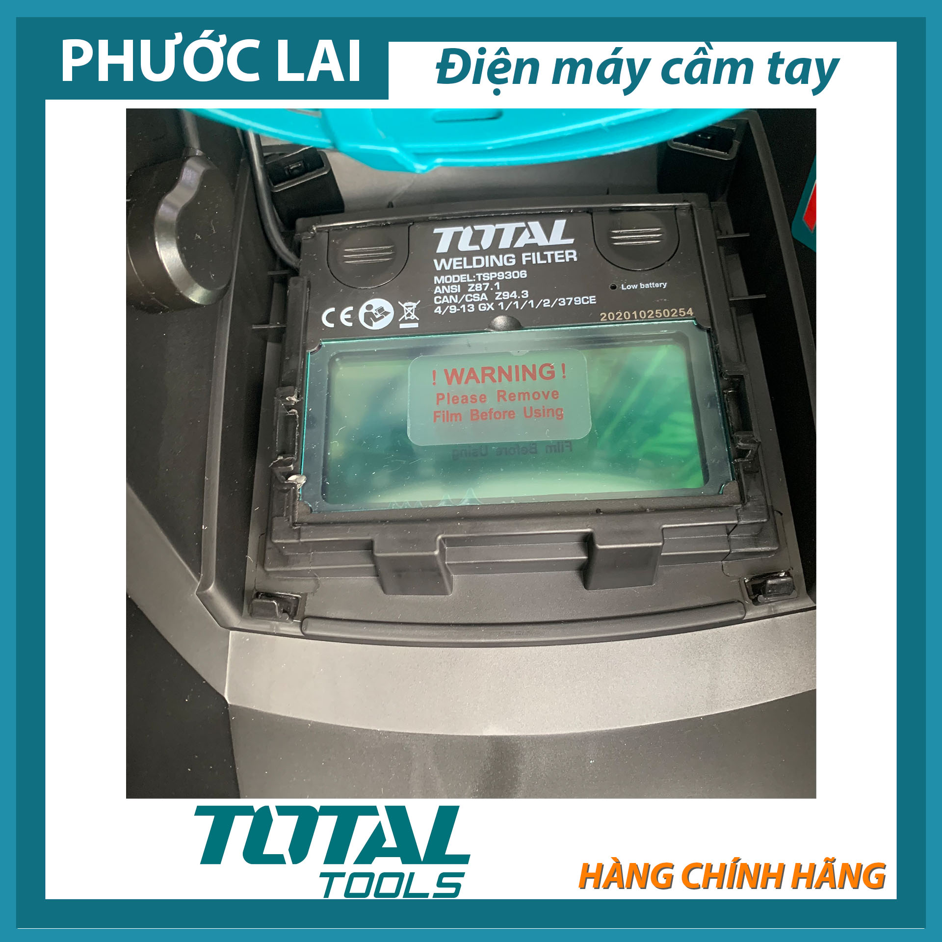 Mặt nạ hàn tự động tối Total TSP9306