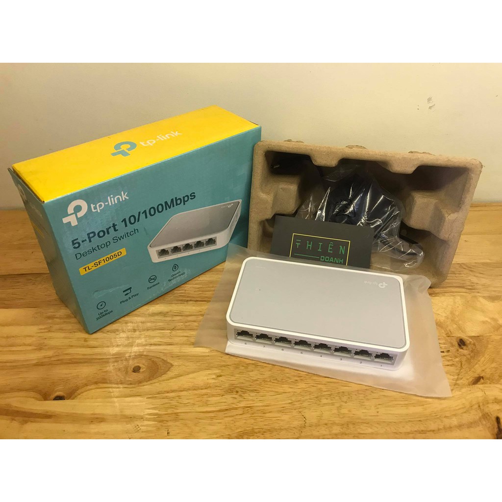 Tenda bộ chia mạng Switch S105 5 cổng ethernet