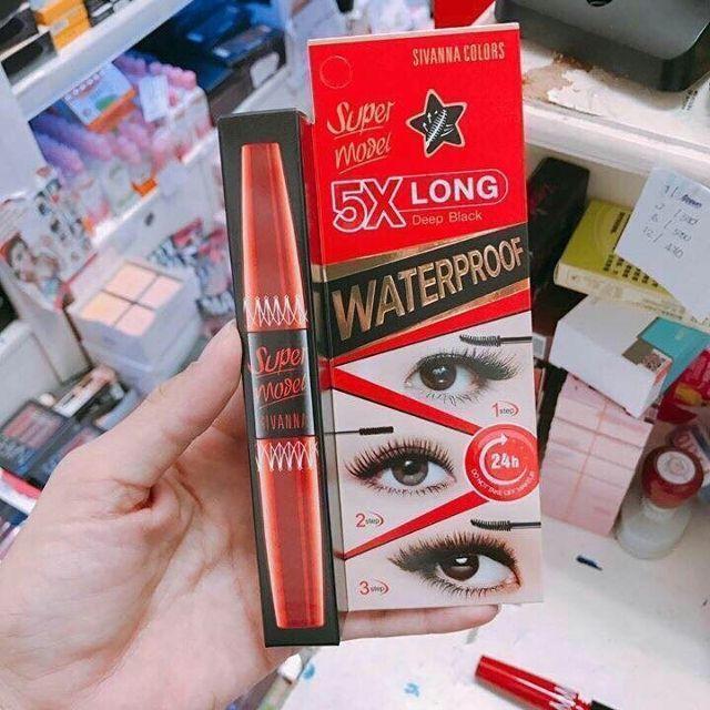 Mascara 5x long Thái Lan, siêu dày mi không lem không trôi