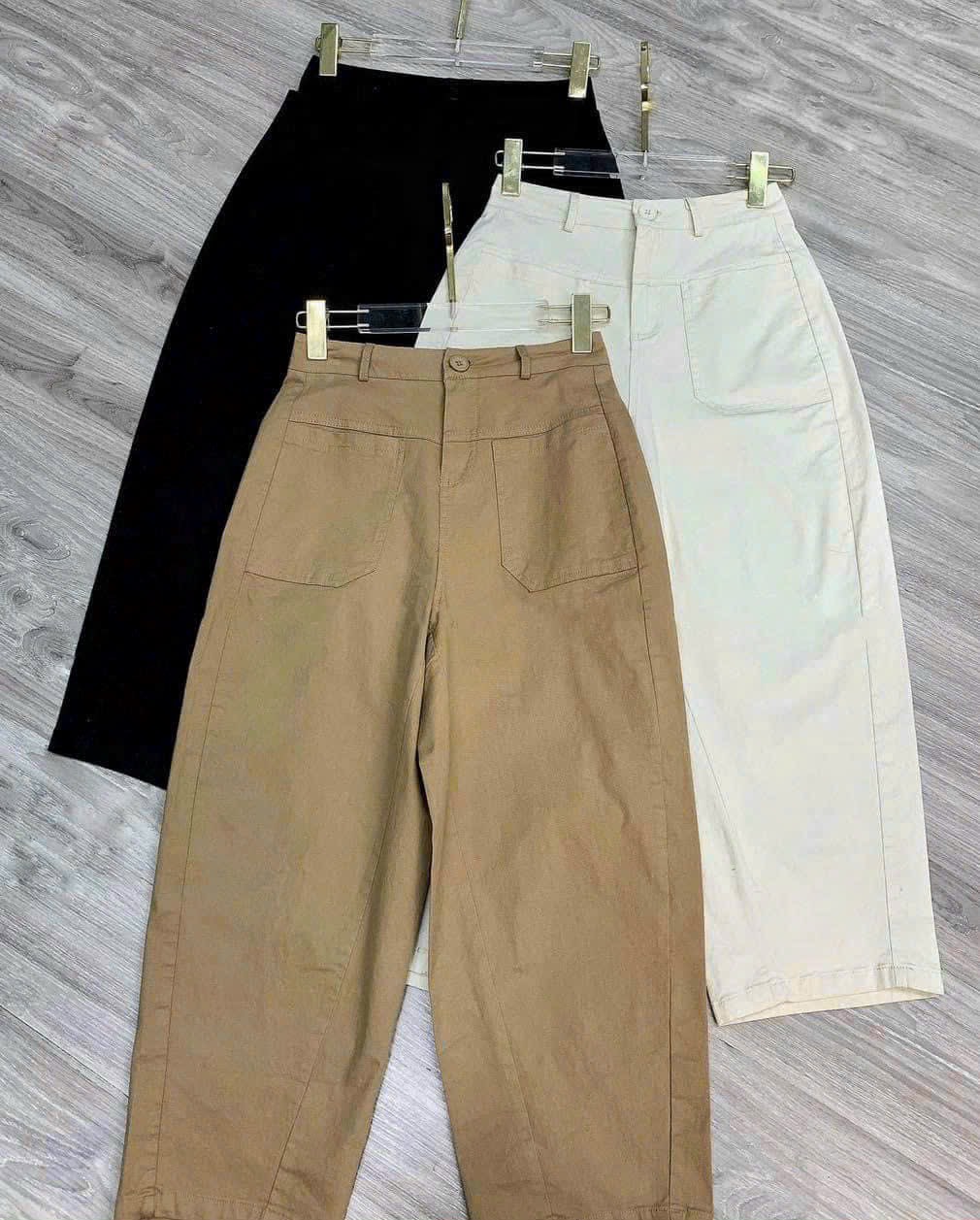 Quần baggy chất liệu kaki dày dặn-XMTĐ