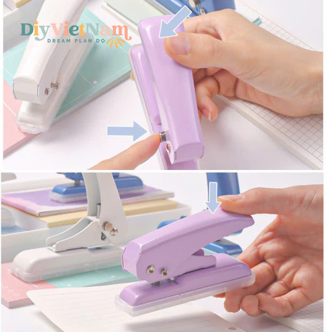 KẸP BẤM GIẤY MỘT LỖ VER 2