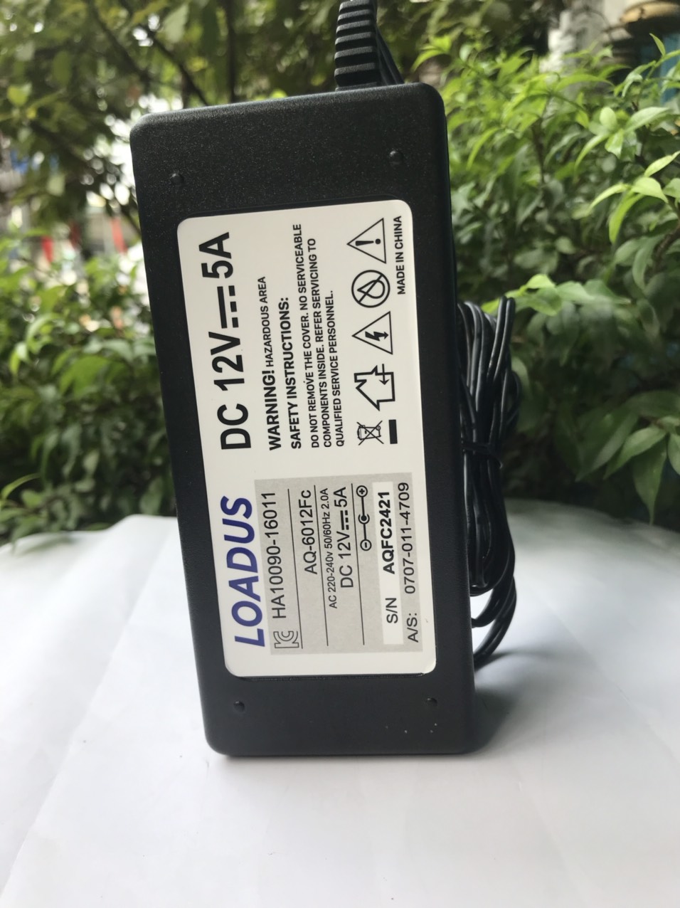 Adapter nguồn 12V 5A xịn giá rẻ.