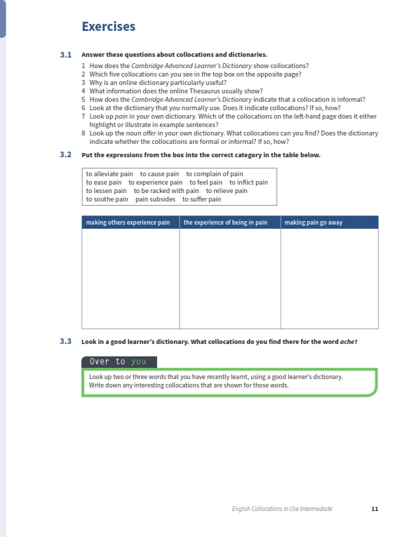 English Collocations in Use Intermediate (2nd Edition)