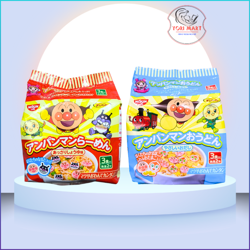 Mì chú hề Anpaman Nissin cho bé 3 gói nhỏ 30g
