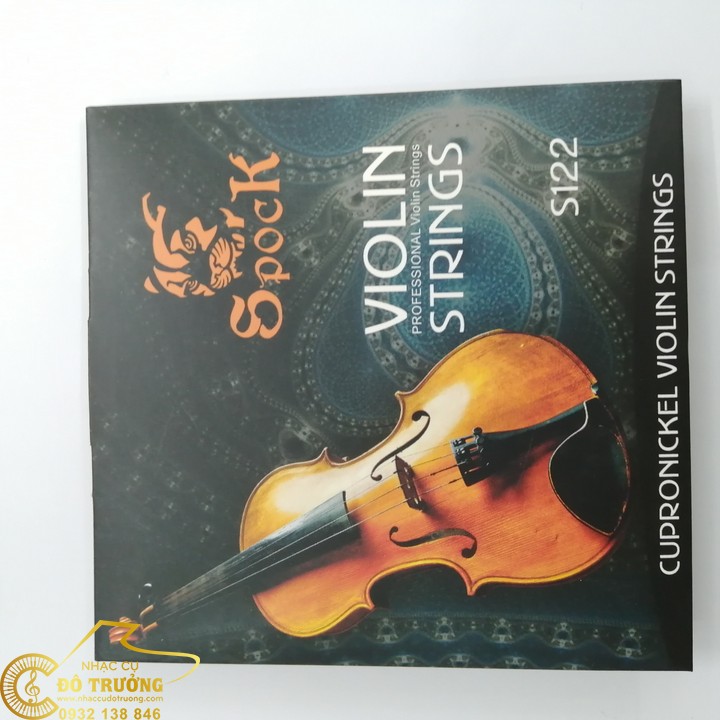 [HCM]BỘ DÂY ĐÀN VIOLIN Spock S122