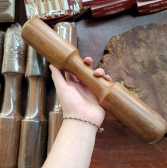 Chày gỗ nghiến Tây Bắc 2 đầu Dài 34cm (Ảnh thật)