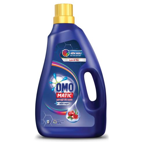 [Combo Tiết Kiệm] 04 Chai Nước Giặt OMO Matic 2,3 lít xanh (Dành cho máy giặt cửa trước)