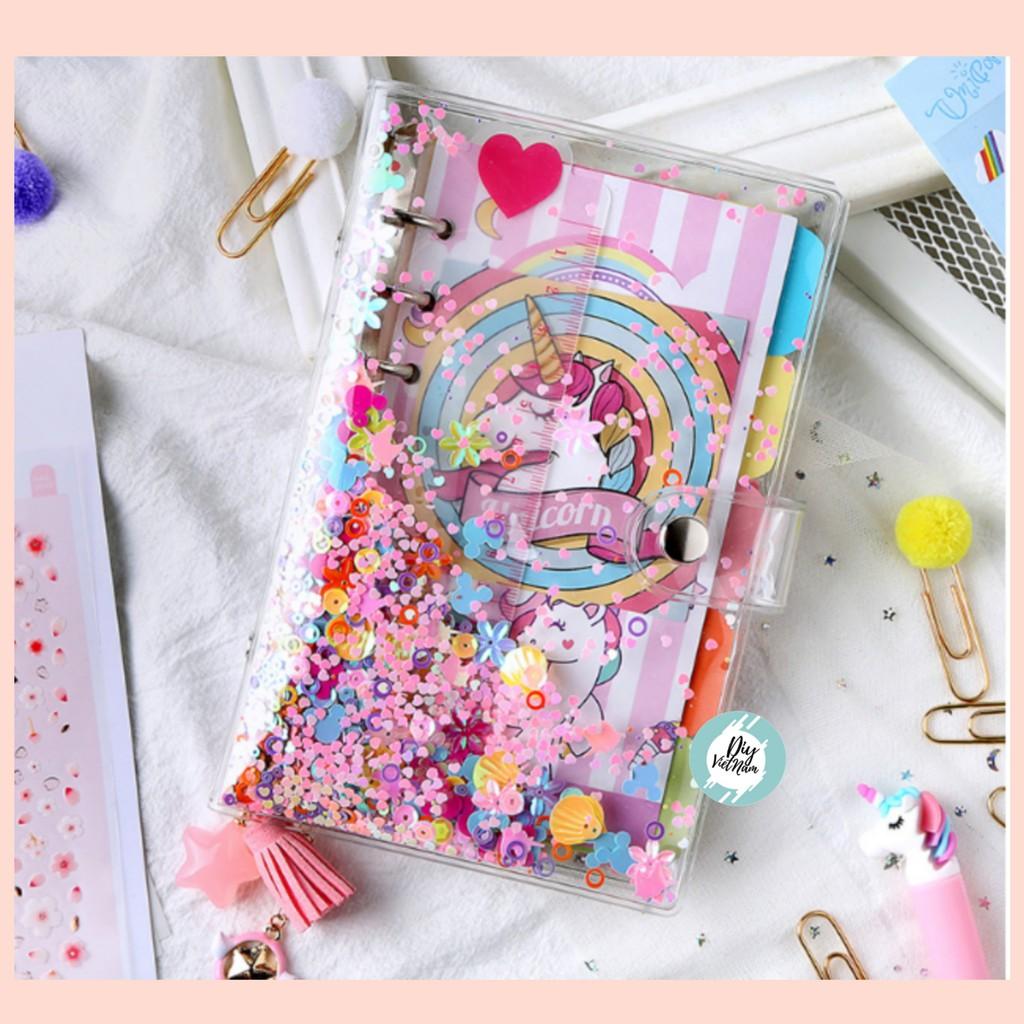 [HCM]VỎ PLANNER A5 A6 SPARKLE