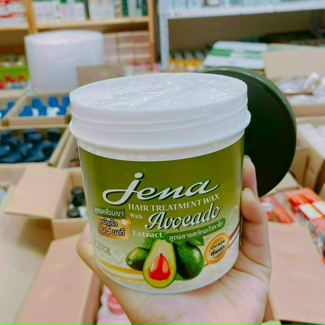 Kem ủ tóc dầu dừa , ủ tóc Bơ Jena hair treatment Thái Lan 500ml