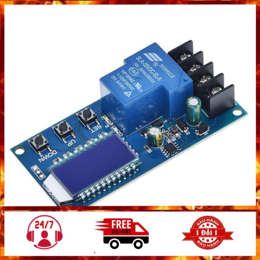 Mạch sạc acquy tự ngắt bảo vệ quá tải hẹn giờ sạc xy-l30a 6vdc-60vdc 30a