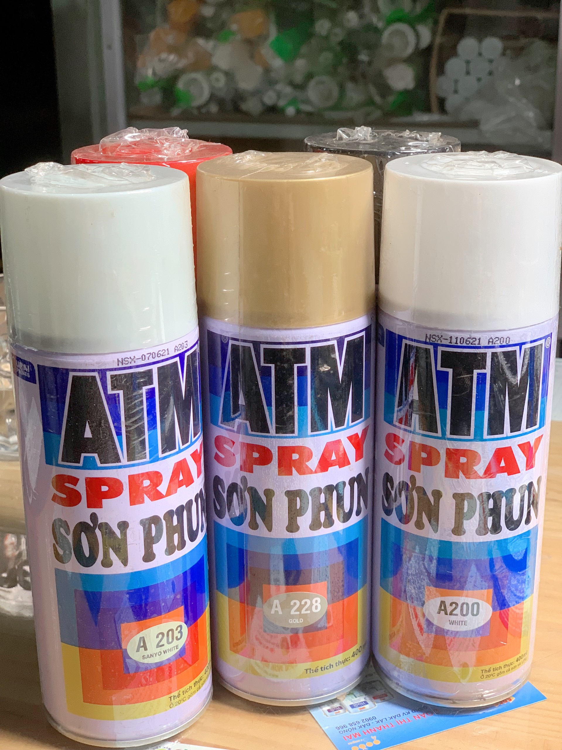 Sơn Xịt (Sơn Phun) ATM Spray  400ml đủ màu