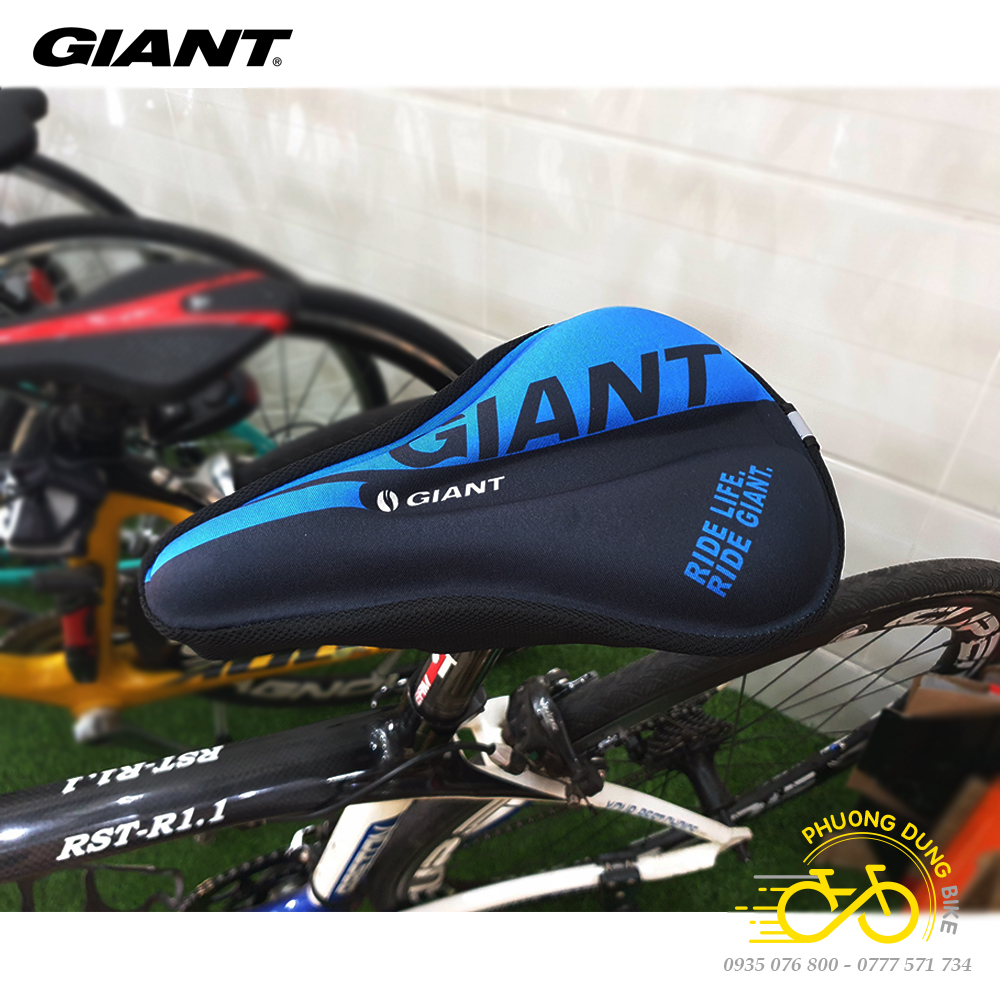 Nệm bọc yên xe đạp silicon mềm GIANT