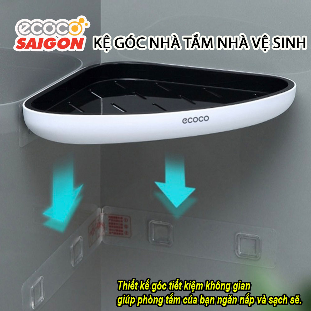 Kệ góc đa năng dán tường siêu chắc E2030
